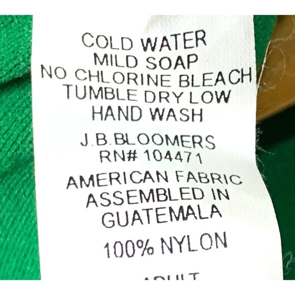 J.B. Bloomers Kelly Green Long Sleeve Leotard Bodysuit Adult M Style #9310 - Picture 8 of 10